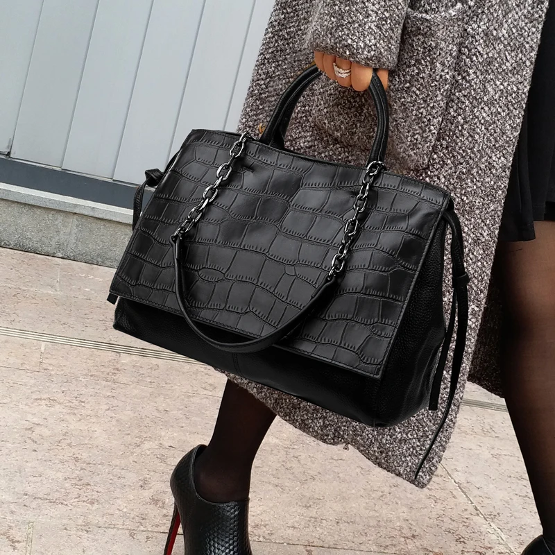 Женская кожаная сумка через плечо модная сумка-мессенджер в стиле ретро женская