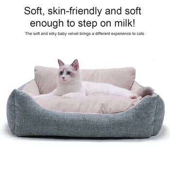 Winter Warm Portable Washable Cover Sleeping Removable Home Kennel Non Slip Dog Bed Travel Orthopedic Shape Pet Supplies Cat
Winter Warm Portable Washable Cover Sleeping Removable Home Kennel Non Slip Dog Bed Travel Orthopedic Shape Pet Supplies Cat