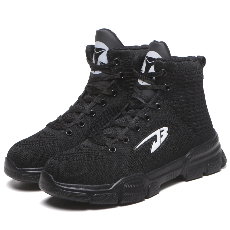Men‘s Safety Shoes Steel Toe Work Boots Lightweight Puncture Proof Work Shoes Breathable Sneakers image 7