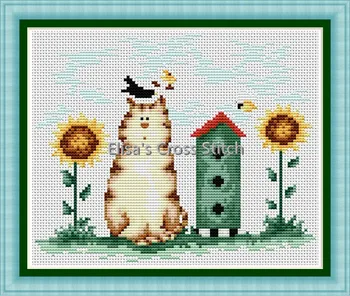 KTF027 Cross Stitch Kit Cartoon Cat Art Homfun Maison Cross Stich Painting Joy Sunday Christmas Decorations For Home Homefun
KTF027 Cross Stitch Kit Cartoon Cat Art Homfun Maison Cross Stich Painting Joy Sunday Christmas Decorations For Home Homefun