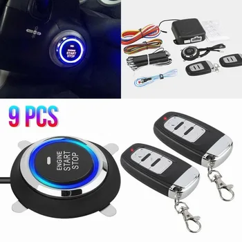 9PCS Keyless Entry System Start Stop Car Alarm Security System Start Stop Button Car Central Lock Auto Alarm Remote Engine Start
9PCS Keyless Entry System Start Stop Car Alarm Security System Start Stop Button Car Central Lock Auto Alarm Remote Engine Start