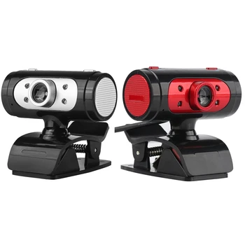 Computer Camera Usb Microphone HD Webcam with Microphone and LED Fill Light USB Camera for Desktop PC USB Driverless
Computer Camera Usb Microphone HD Webcam with Microphone and LED Fill Light USB Camera for Desktop PC USB Driverless