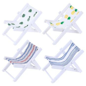 Mini Beach Lounge Chair Dollhouse Miniature Chairs Garden Decoration Furniture Folding Stripe Chair Diy Doll House Decor
Mini Beach Lounge Chair Dollhouse Miniature Chairs Garden Decoration Furniture Folding Stripe Chair Diy Doll House Decor