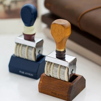 Wooden Date Stamp Rolling Wheel stationery decal material school supplies DIY Scrapbooking Retro Stamp Craft 
Wooden Date Stamp Rolling Wheel stationery decal material school supplies DIY Scrapbooking Retro Stamp Craft