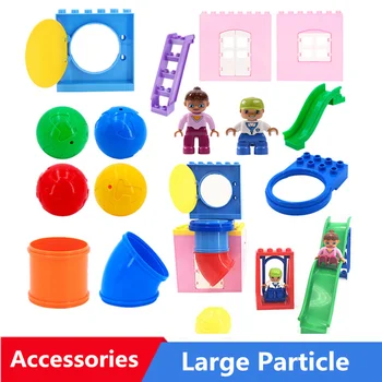 Diy Big Size Building Blocks Accessories Figures Furniture Car Swing Tube Compatible With Duploed Toys For Children Baby Gifts 
Diy Big Size Building Blocks Accessories Figures Furniture Car Swing Tube Compatible With Duploed Toys For Children Baby Gifts
