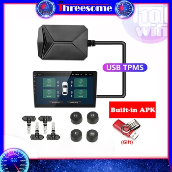 USB Android TPMS Tire Pressure Monitoring System 5V Internal External For Android Navigation Car Radio Display TPMS Alarm System
USB Android TPMS Tire Pressure Monitoring System 5V Internal External For Android Navigation Car Radio Display TPMS Alarm System