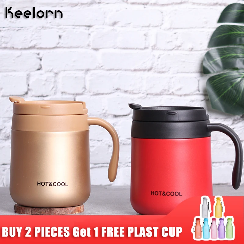 Keelorn 500 мл кофе термос чашка Термокружка Из нержавеющей стали термосы герметичные