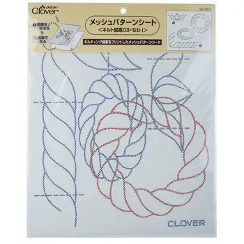Crimp pattern template, Clover 58-963, imported from Japan, patchwork, hand tools, DIY fabric
Crimp pattern template, Clover 58-963, imported from Japan, patchwork, hand tools, DIY fabric