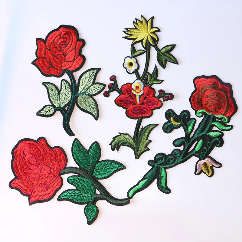 Flowers Decorative Patch Rose icon Embroidered Applique Patches For DIY Iron on Badges Stickers on the clothes,Jeans
Flowers Decorative Patch Rose icon Embroidered Applique Patches For DIY Iron on Badges Stickers on the clothes,Jeans