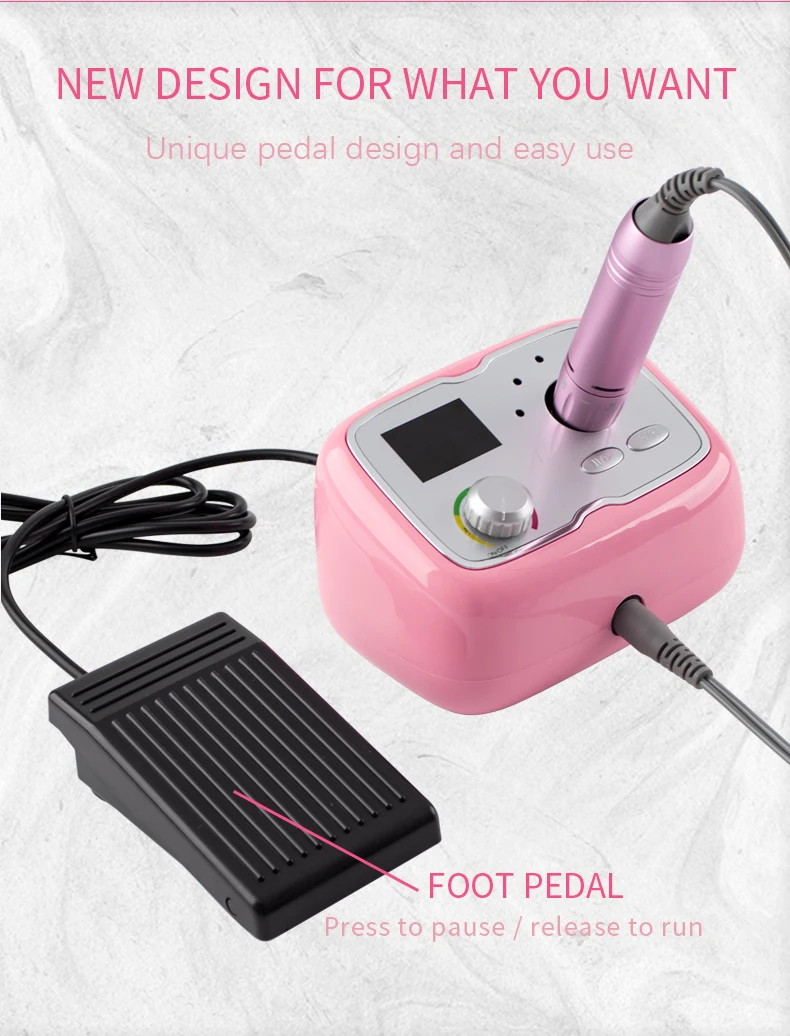 2021 New 35000RPM Rechargeable Electric Nail Drill Machine Mill Cutter For Manicure Nail Set Electric Nail Manicure Pedicure set
2021 New 35000RPM Rechargeable Electric Nail Drill Machine Mill Cutter For Manicure Nail Set Electric Nail Manicure Pedicure set