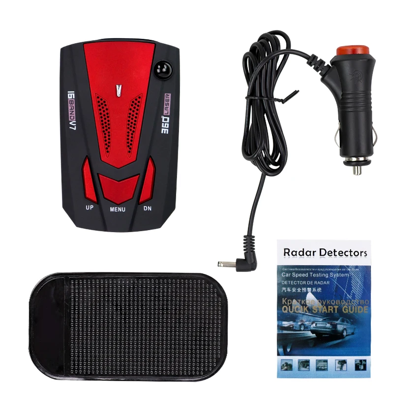 Speed Voice Alert Alarm Warning 16 Band LED Display Car Trucker Speed 360 Degrees Vehicle Radar Detector
Speed Voice Alert Alarm Warning 16 Band LED Display Car Trucker Speed 360 Degrees Vehicle Radar Detector