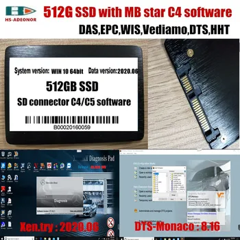 The latest star diagnostic software is MB star C4 / C5 512g SSD with 2020.06xen.try and DTS Monaco 8.16 supports online SCN codi 
The latest star diagnostic software is MB star C4 / C5 512g SSD with 2020.06xen.try and DTS Monaco 8.16 supports online SCN codi