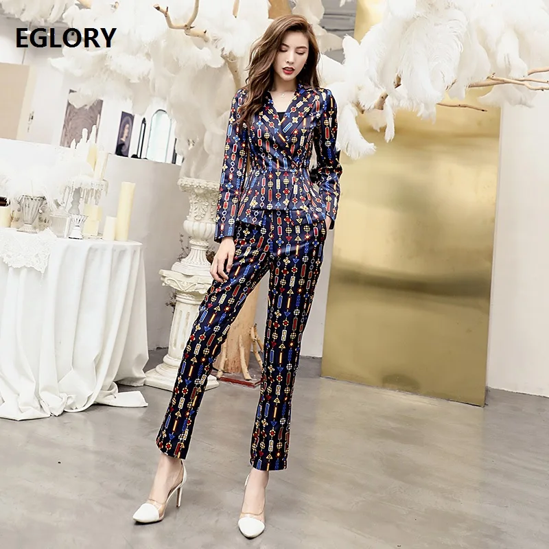 Top Quality Women's Set 2020 Autumn Blazer Set Female Beading Print Blazer Suit+Skinny Pants Sets Ladies Casual Work Suits 2 pcs
Top Quality Women's Set 2020 Autumn Blazer Set Female Beading Print Blazer Suit+Skinny Pants Sets Ladies Casual Work Suits 2 pcs