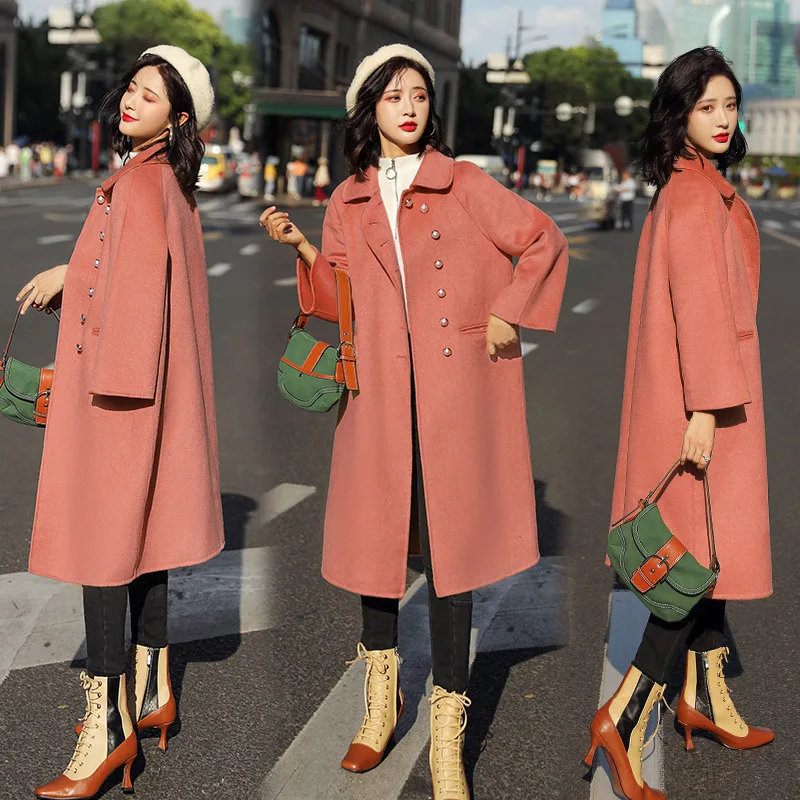 Fashion Single Breasted Elegant Duffle Coat Mid-length Korean-style Solid Color Simple Loose Casual Versatile
Fashion Single Breasted Elegant Duffle Coat Mid-length Korean-style Solid Color Simple Loose Casual Versatile