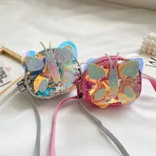 Lovely Children's Princess Messenger Bag Sequins Butterfly Sweet Girls Small Shoulder Bags Baby Kids Coin Purse Wallet Handbags
Lovely Children's Princess Messenger Bag Sequins Butterfly Sweet Girls Small Shoulder Bags Baby Kids Coin Purse Wallet Handbags