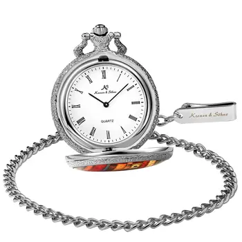 Retro KS Roman Number Analog Dial Silver Books Library Case Round Face Chains Quartz Clock Men Key Pendant Pocket Watch /KSP095
Retro KS Roman Number Analog Dial Silver Books Library Case Round Face Chains Quartz Clock Men Key Pendant Pocket Watch /KSP095