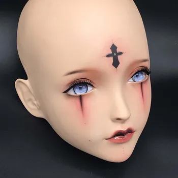 (LiLi Mask-14) Sweet Girl Resin Half Head Customize Cosplay Japanese Role Play Anime Silicone Kigurumi Mask Crossdresser Doll
(LiLi Mask-14) Sweet Girl Resin Half Head Customize Cosplay Japanese Role Play Anime Silicone Kigurumi Mask Crossdresser Doll