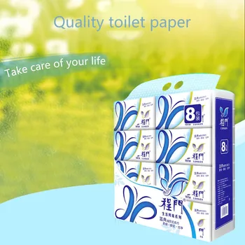 Comfortable 8 Packs Individual package Household Toilet paper Tissue Paper Gentle Skin-friendly Pumping Paper Toilettenpapier
Comfortable 8 Packs Individual package Household Toilet paper Tissue Paper Gentle Skin-friendly Pumping Paper Toilettenpapier