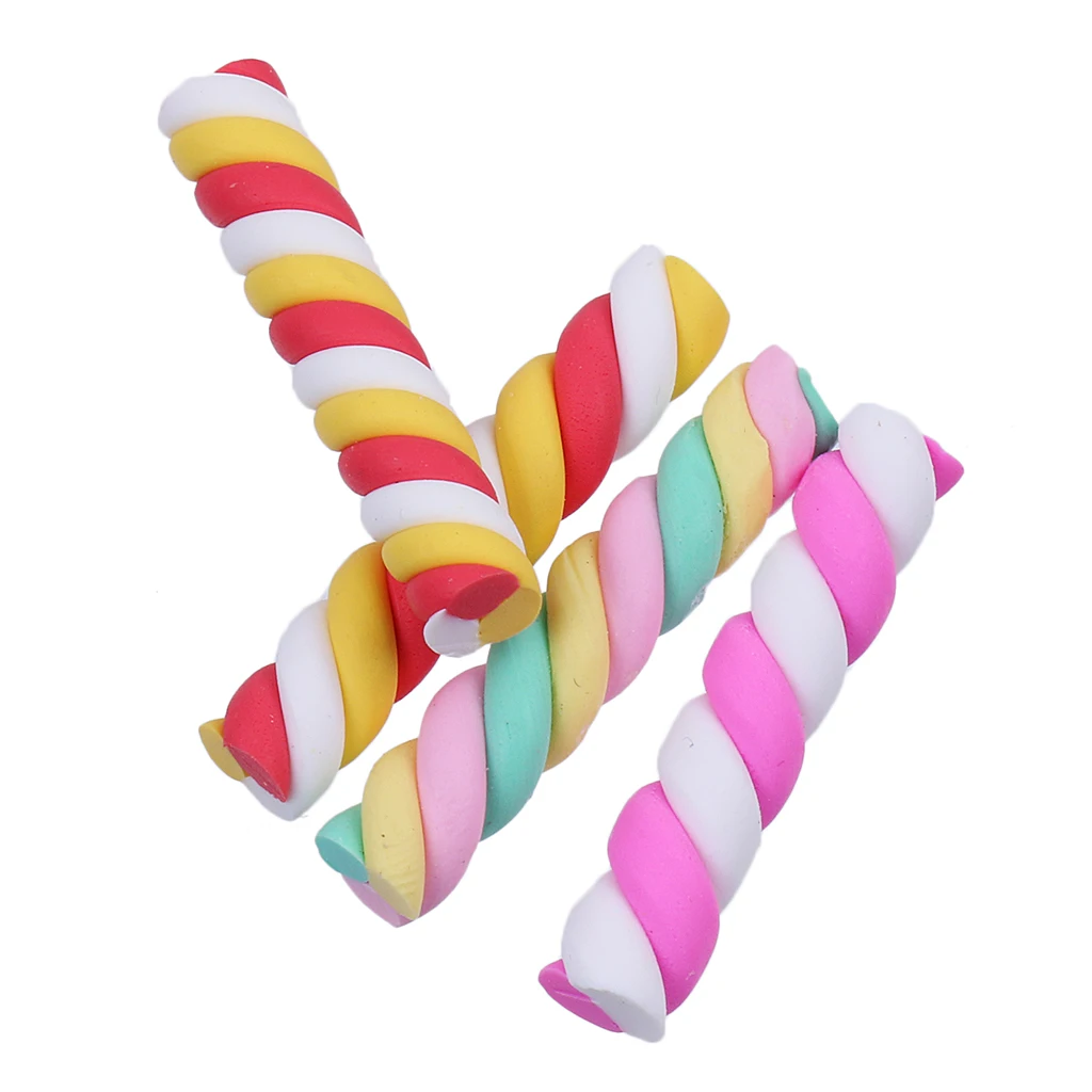 12x Kawaii Colorful Candy Food Polymer Clay Charms Craft Phone Decoden 12x Kawaii Colorful Candy Food Polymer Clay Charms Craft Phone Decoden