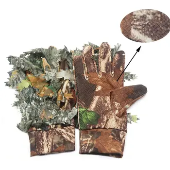 New Outdoor Hunting Fishing 3D Maple leaves Bionic Camouflage Gloves Full finger skidproof Hunting Gloves 
New Outdoor Hunting Fishing 3D Maple leaves Bionic Camouflage Gloves Full finger skidproof Hunting Gloves