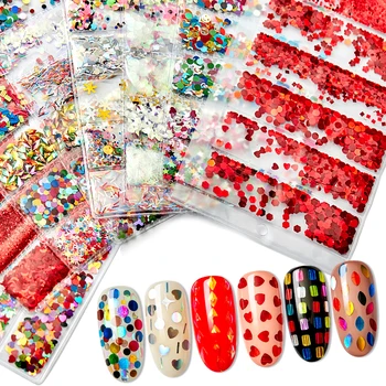 6 grid/bag Mixed Nail Glitter Powder Sequins Colorful Nail Flakes Sticker 3d DIY Nail Sliders Dust For Nail Art Decorations
6 grid/bag Mixed Nail Glitter Powder Sequins Colorful Nail Flakes Sticker 3d DIY Nail Sliders Dust For Nail Art Decorations