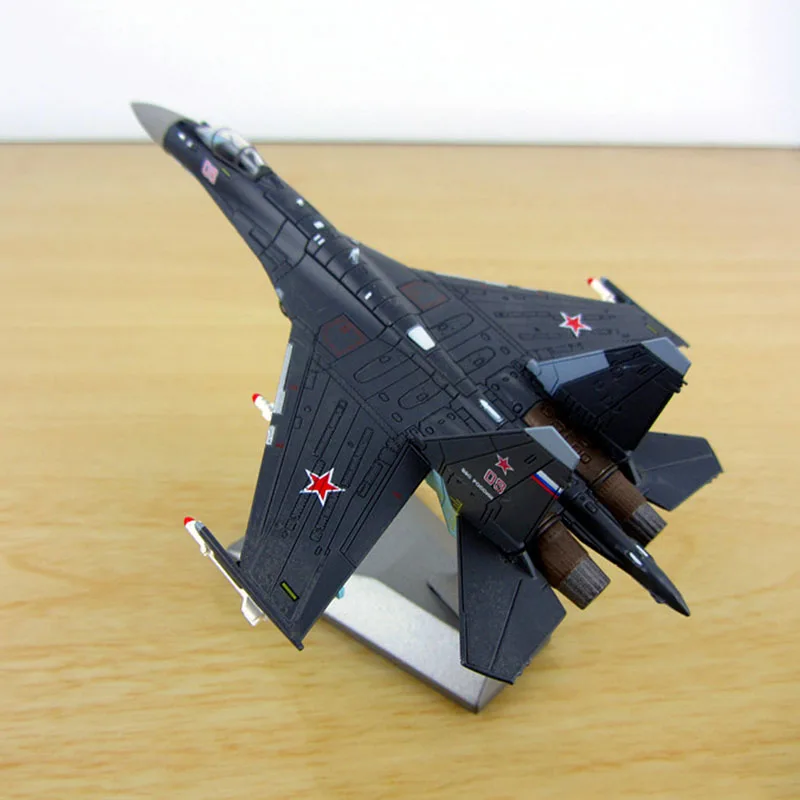 

1:144 Soviet Union Navy Army Su 35 Fighter Aircraft Russia Airplane Models Adult Children Gift Toys for Display Show Collections