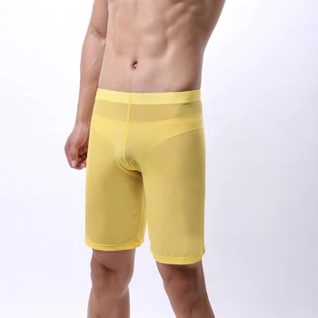 Men's Boxers Casual Mid Rise Boxer See Through Shorts Sport Seamless Soft Underpants Solid Color Underwear Male
Men's Boxers Casual Mid Rise Boxer See Through Shorts Sport Seamless Soft Underpants Solid Color Underwear Male