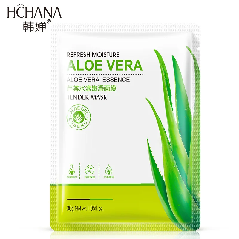 HCHANA Natural Aloe Vera Gel Face Mask Moisturizing Whitening Oil Control Shrink Pores Facial Mask Skin Care sheet mask
HCHANA Natural Aloe Vera Gel Face Mask Moisturizing Whitening Oil Control Shrink Pores Facial Mask Skin Care sheet mask
