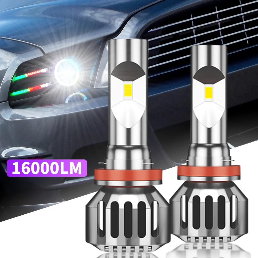 

AMSES H7 LED Bulb H4 H11 H8 H1 LED for Car Headlight Bulbs 100W 6000K 16000LM HB3 HB4 9005 9006 Fog Light 12V Auto led Lamp