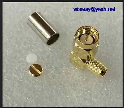 DHL/EMS 300pcs Copper right angle RF SMA male plug crimp Connector Crimp RG-58 Cables-A7
DHL/EMS 300pcs Copper right angle RF SMA male plug crimp Connector Crimp RG-58 Cables-A7