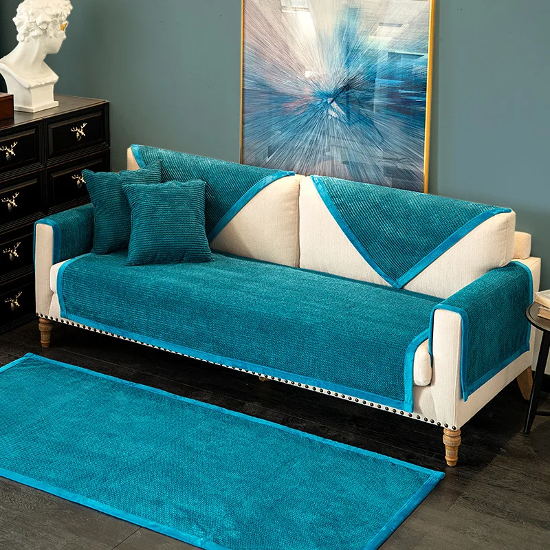 Solid Modern European Leather Sofa Cushion Four Seasons Towel Cover Full Coverage Universal Winter Plush Non-slip Sofa Cover
Solid Modern European Leather Sofa Cushion Four Seasons Towel Cover Full Coverage Universal Winter Plush Non-slip Sofa Cover