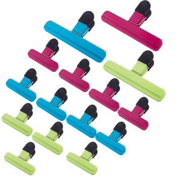 Chip Bag Clips,Food Seal Clips Food Clips for Plastic Bag Air Tight Seal Grip for Kitchen,Office,Garage 15Pcs
Chip Bag Clips,Food Seal Clips Food Clips for Plastic Bag Air Tight Seal Grip for Kitchen,Office,Garage 15Pcs