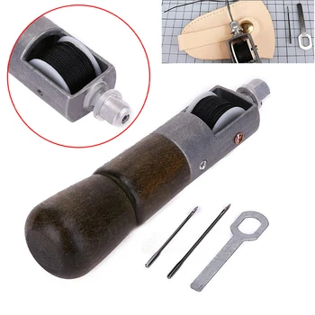 1Set Leather Craft Automatic Lock Stitching Sewing Awl Tool + Needle + Wrench Durable DIY Handmade Sewing Tool Accessories 
1Set Leather Craft Automatic Lock Stitching Sewing Awl Tool + Needle + Wrench Durable DIY Handmade Sewing Tool Accessories