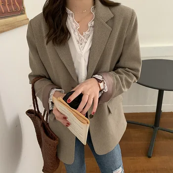 Retro lapel bird suit jacket women 2019 autumn Korean leisure suit
Retro lapel bird suit jacket women 2019 autumn Korean leisure suit