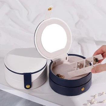 2020 Portable Travel Jewelry Box Organizer Velvet Earring Ring Display Ornaments Case Storage 
2020 Portable Travel Jewelry Box Organizer Velvet Earring Ring Display Ornaments Case Storage