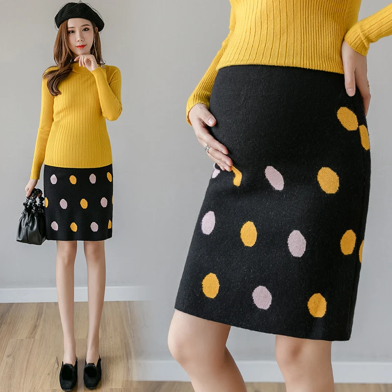 5520# Color Dot Knitted Maternity Pencil Skirts Autumn Winter Sexy Hot Elastic Waist Belly Skirts for Pregnant Women Pregnancy
5520# Color Dot Knitted Maternity Pencil Skirts Autumn Winter Sexy Hot Elastic Waist Belly Skirts for Pregnant Women Pregnancy