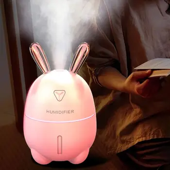 300ML USB Air Humidifier Purifier Mist Maker Cute Rabbit Ultra Silent Night Light Aroma Essential Oil Diffuser Home Office Car H
300ML USB Air Humidifier Purifier Mist Maker Cute Rabbit Ultra Silent Night Light Aroma Essential Oil Diffuser Home Office Car H