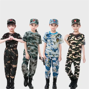 Training Military Uniforms Kids Outdoor Tactical Camouflage Army Suit Short Sleeve Boys Combat Breathable Hunting Clothing
Training Military Uniforms Kids Outdoor Tactical Camouflage Army Suit Short Sleeve Boys Combat Breathable Hunting Clothing