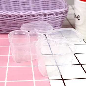 OKKID 50pcs 45ml Heart-shaped PP storage box Toy Clay Slime Mud Storage Tank Plastic Lid Box 
OKKID 50pcs 45ml Heart-shaped PP storage box Toy Clay Slime Mud Storage Tank Plastic Lid Box
