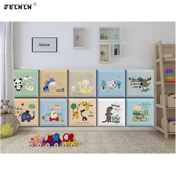 Cartoon animal pattern headboard Kids surround cushion back cushion tatami early education kindergarten bedroom bed wall sticker
Cartoon animal pattern headboard Kids surround cushion back cushion tatami early education kindergarten bedroom bed wall sticker