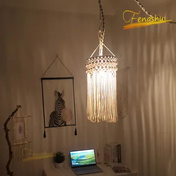 New Chinese Hand-woven Cotton Rope LED Pendant Lamp Lighting Retro Interior Art Pendant Lights Restaurant Cafe LOFT HangingLamp
New Chinese Hand-woven Cotton Rope LED Pendant Lamp Lighting Retro Interior Art Pendant Lights Restaurant Cafe LOFT HangingLamp