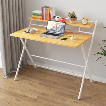 Simple Folding Laptop Table Space-Saving Study Desk With Storage Shelf Free Installation Multipurpose Computer Writing Table
Simple Folding Laptop Table Space-Saving Study Desk With Storage Shelf Free Installation Multipurpose Computer Writing Table