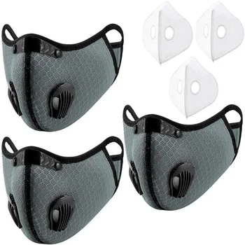 Cycling Face Masks with Filters Breathing Valve Respirator Mouth Caps Washable PM 2.5 Anti-Pollution Windproof Warm Mouth Mask
Cycling Face Masks with Filters Breathing Valve Respirator Mouth Caps Washable PM 2.5 Anti-Pollution Windproof Warm Mouth Mask