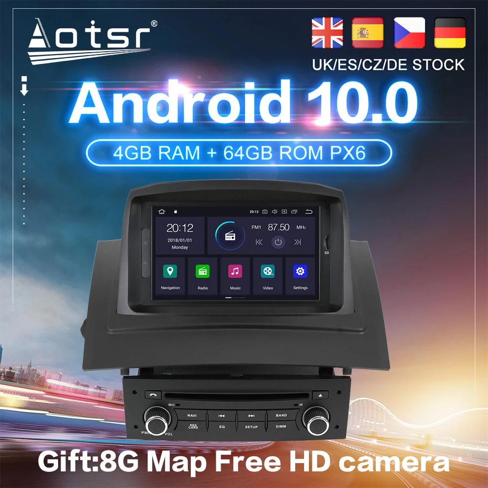 

Android 10 PX6 For Renault Megane 2 2002-2008 DSP Car GPS Navigation Auto Radio Stereo DVD Multimedia Video Player HeadUnit 2din