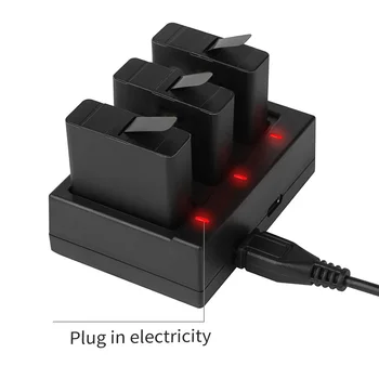Portable Dual/ Three Port Slot Battery Charging Hub for Gopro Hero 8 7 6 5 Camera Battery Pack Charger Station Accessories
Portable Dual/ Three Port Slot Battery Charging Hub for Gopro Hero 8 7 6 5 Camera Battery Pack Charger Station Accessories