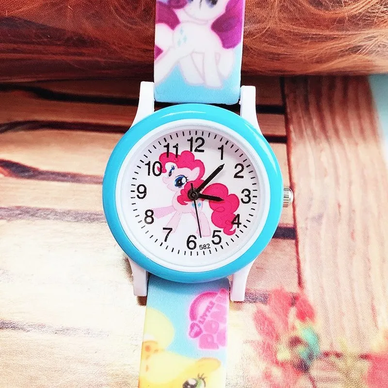 1 шт. Детские Кварцевые часы с силиконовым ремешком | Наручные