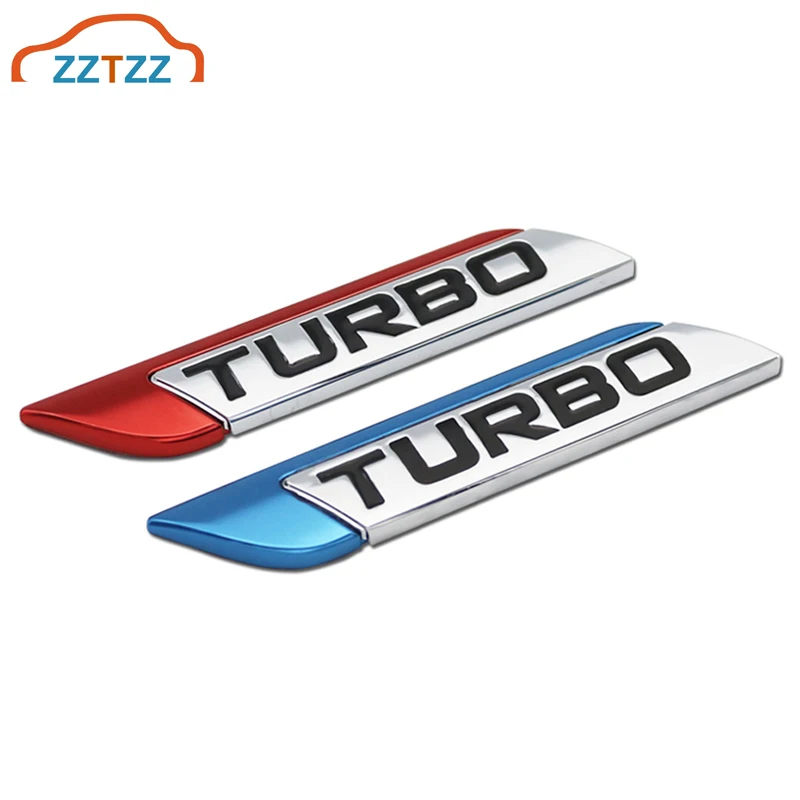 ZZTZZ 3D металлическая турбо турбонаддува наклейка с логотипом на автомобиль