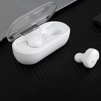 TWS Headphones Bluetooth 5.0 Wireless Earphones Sports Earphone 3D Stereo Sound Earbuds with Portable Mic and Charging Box,White
TWS Headphones Bluetooth 5.0 Wireless Earphones Sports Earphone 3D Stereo Sound Earbuds with Portable Mic and Charging Box,White