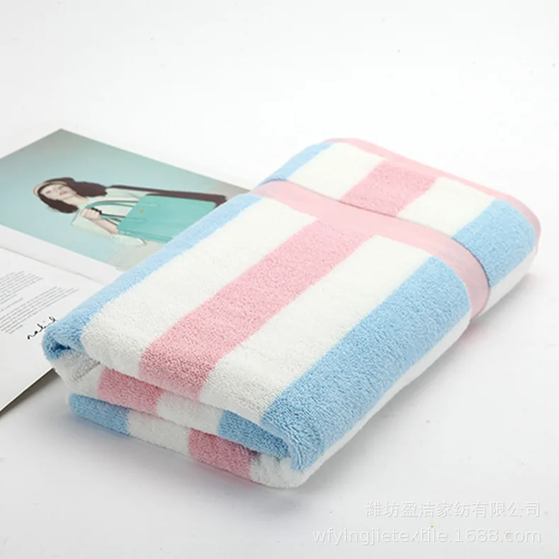 Pure Cotton Untwisted Yarn Kerchief Wide cai tiao wen Towel Candy-Colored Simple Handkerchief Water Absorbent Bath Towel Special
Pure Cotton Untwisted Yarn Kerchief Wide cai tiao wen Towel Candy-Colored Simple Handkerchief Water Absorbent Bath Towel Special