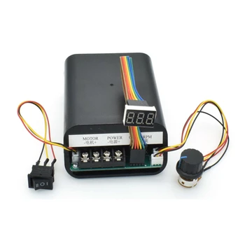 DC10V-55V 60A PWM Motor Speed Controller Digital display 0~100% Adjustable Drive Module Reversible With Built-in Fan
DC10V-55V 60A PWM Motor Speed Controller Digital display 0~100% Adjustable Drive Module Reversible With Built-in Fan